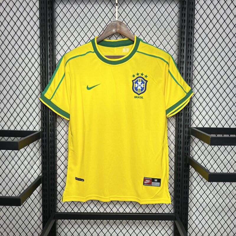 Camisa Retro Brasil 1998 - v5
